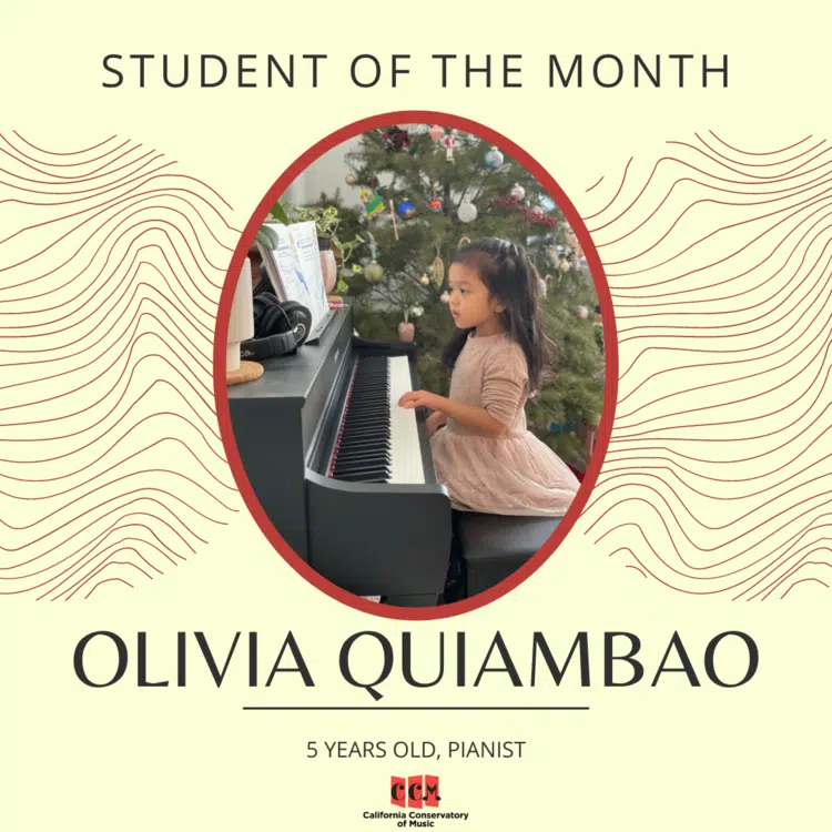 March 2022 Student of the Month - Olivia Quiambao