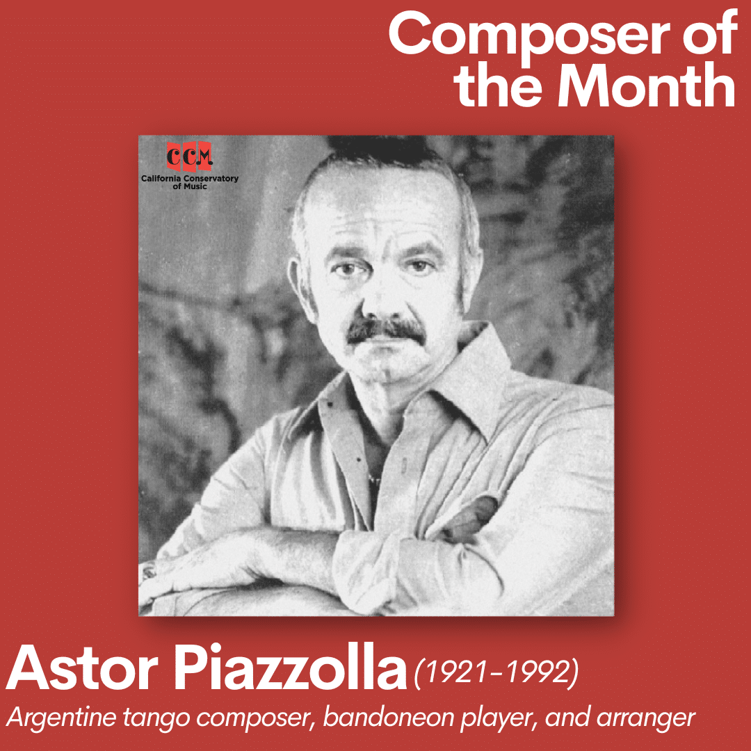 Astor Piazzolla, the September Composer of the Month