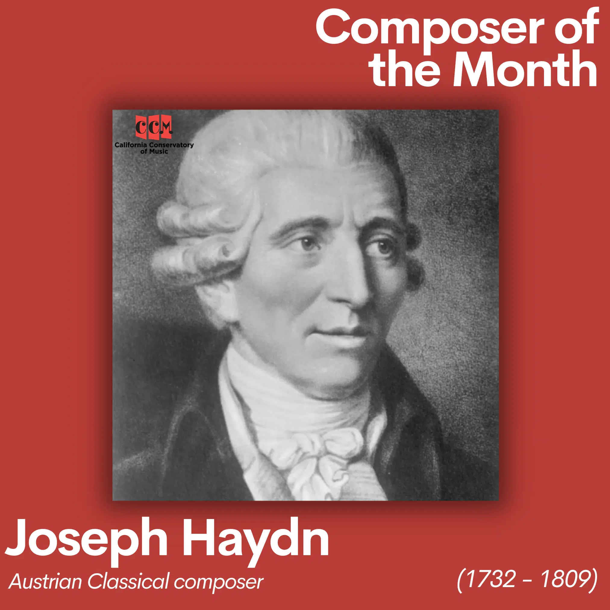 Joseph Haydn, the January Composer of the Month