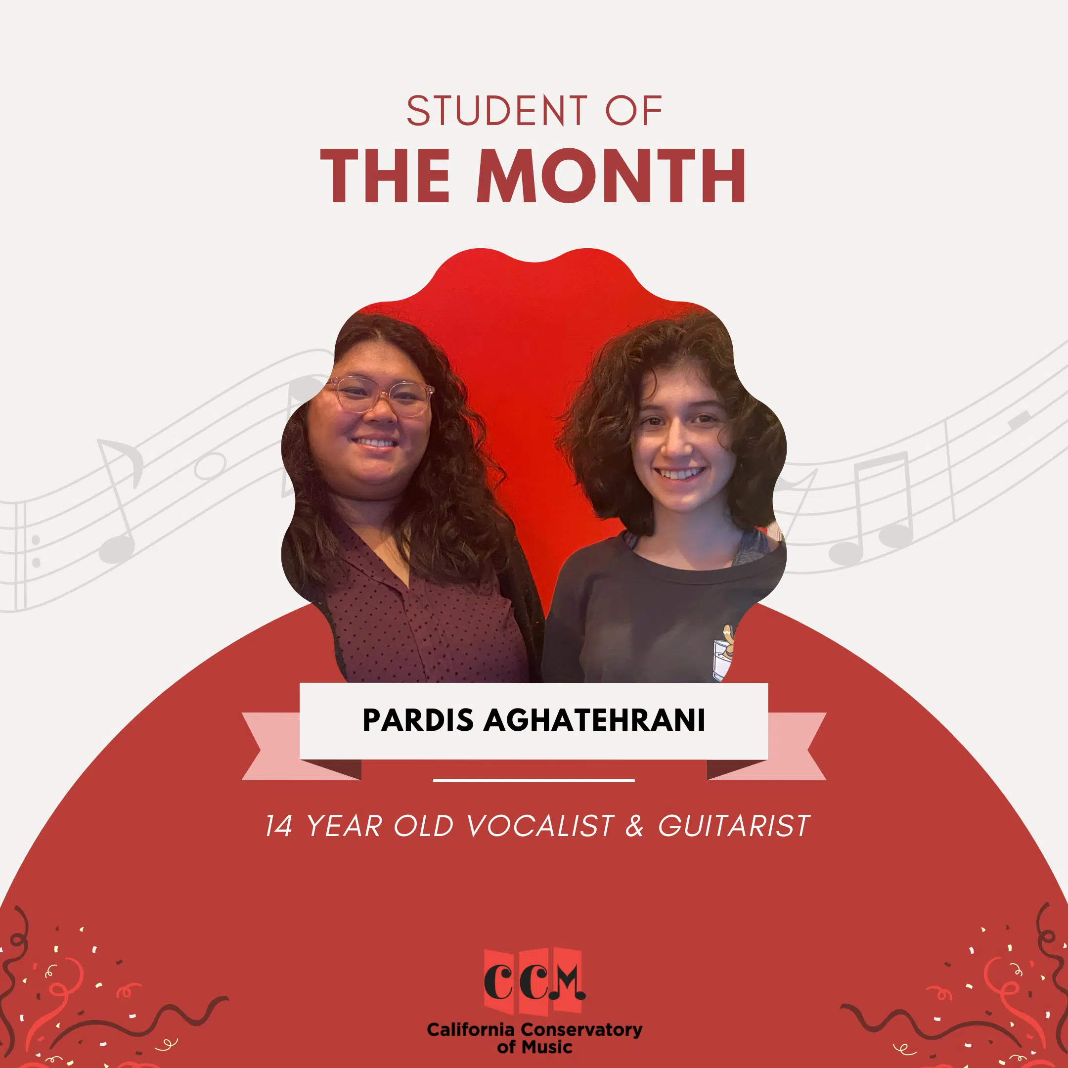 Pardis Aghatehrani, the January Student of the Month