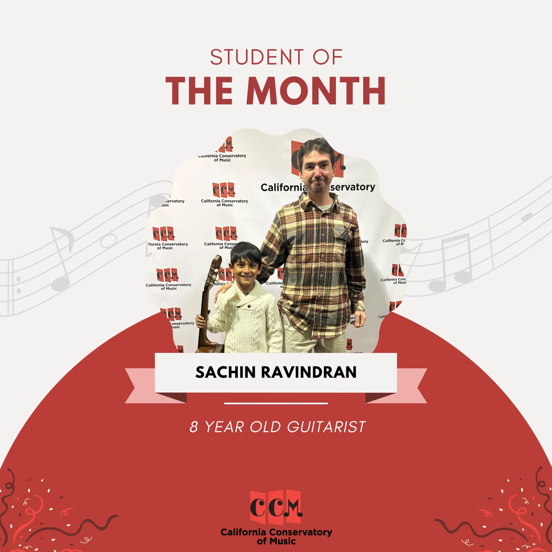 Sachin Ravindran, the February Student of the Month