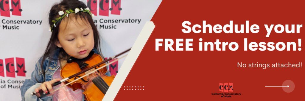FREE music lesson at the california conservatory of music