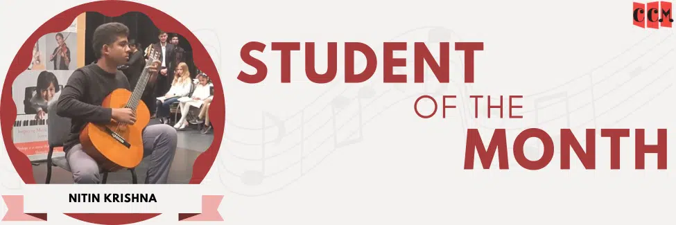 guitar student of the month - the california conservatory of music