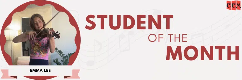 Violin Student of the Month - CCM