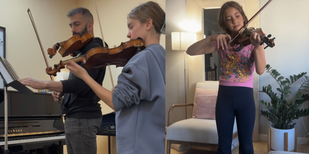 Violin student of the month - The California Conservatory of Music