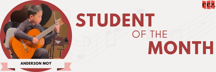 Guitar student of the month CCM