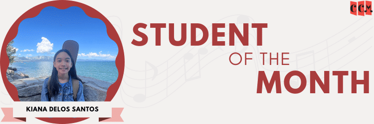 Guitar and Voice Student of the Month
