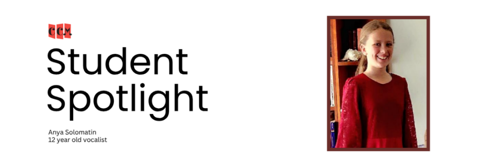 Voice student spotlight California Conservatory of Music
