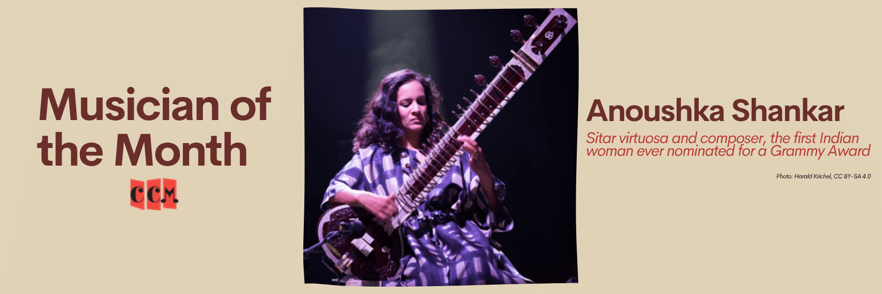 Anoushka Shankar: June Musician of the Month