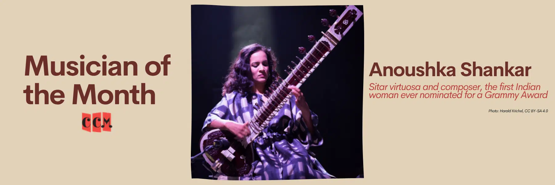 Anoushka Shankar: June Musician of the Month