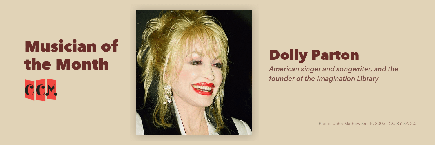 Dolly Parton, Musician of the Month
