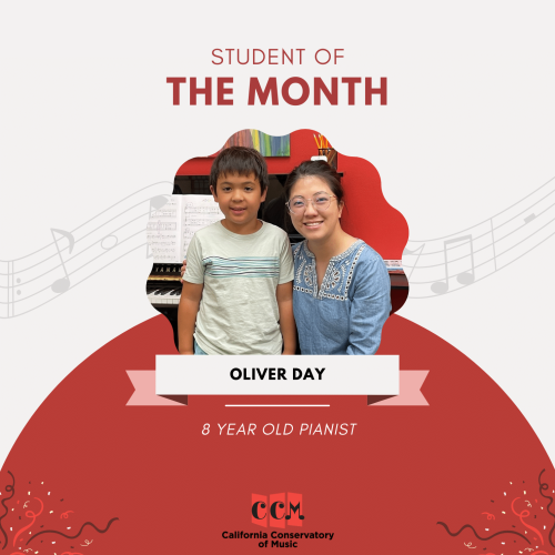 September Piano Student of the Month: Oliver Day